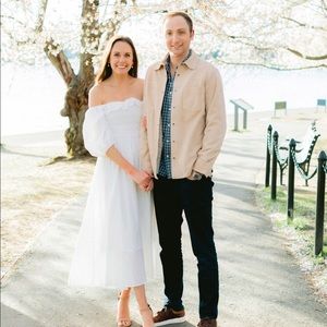 White Off the Shoulder Dress